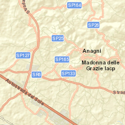 Anagni Street Map