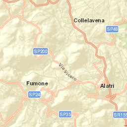 Alatri Street Map