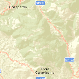 Collepardo Street Map