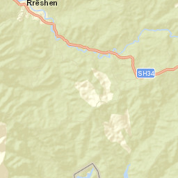 Rrëshen Street Map