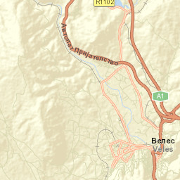 Veles Street Map