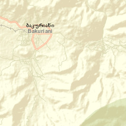 Bakuriani Street Map