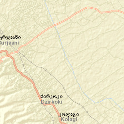 Gurjaani Street Map