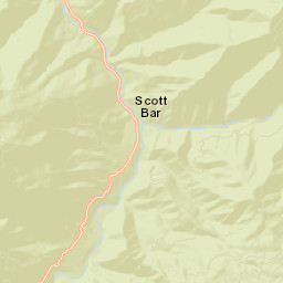 Scott Bar California Street Map