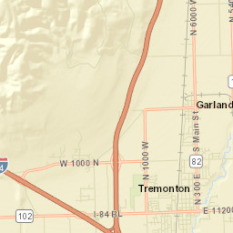 1001-1061 East 12000 North, Tremonton Street Map
