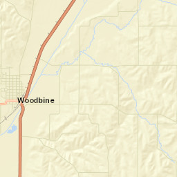 Woodbine Street Map