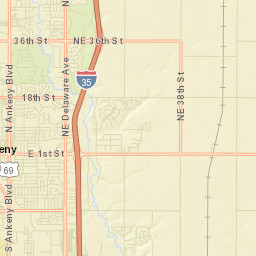 1605 Northeast Grant Street Ankeny Street Map
