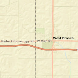 West Branch Street Map
