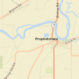 Prophetstown Street Map