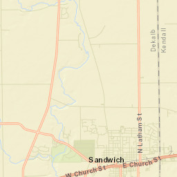 Sandwich Street Map