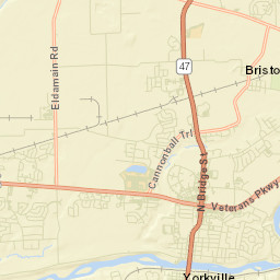 Yorkville Street Map