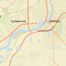 Oswego Street Map