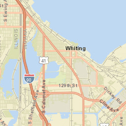 Whiting Street Map