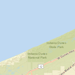 West Dunes Highway, Chesterton, IN 46304 Street Map