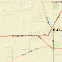 Middlebury Street Map
