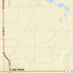LaGrange County Street Map