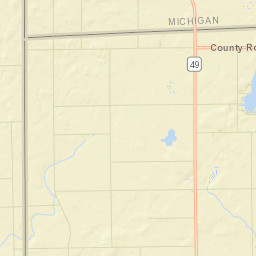 Northwest Ohio Street Map