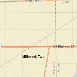 Primrose Ohio Street Map