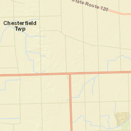 Oakshade Ohio Street Map