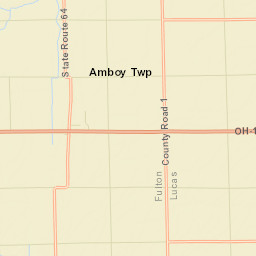 Frankfort Ohio Street Map