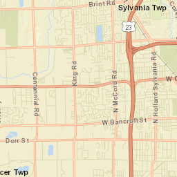 Silica Ohio Street Map