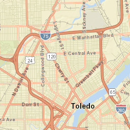 Toledo Street Map