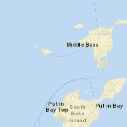 Put-in-Bay Ohio Street Map