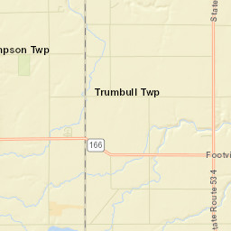 Trumbull Ohio Street Map