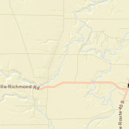 Rock Creek Ohio Street Map