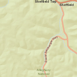 Sheffield Street Map