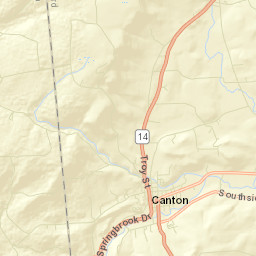 Canton Street Map