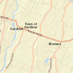 Tuthill New York Street Map