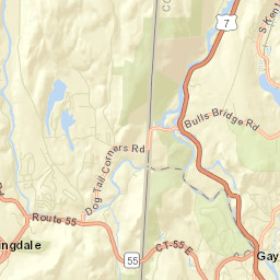 Gaylordsville Connecticut Street Map