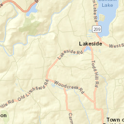 West Morris Connecticut Street Map