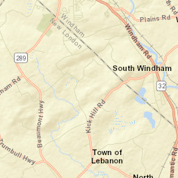 Village Hill Connecticut Street Map