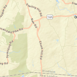 Oneco Connecticut Street Map