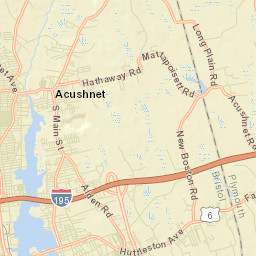 Acushnet Center Street Map