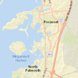 North Falmouth Street Map