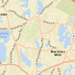 Mashpee Street Map