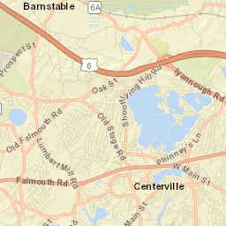 Centerville Street Map