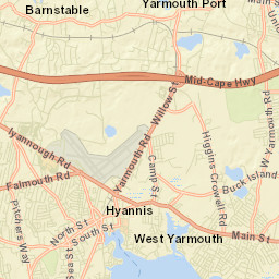 Yarmouth Port Street Map