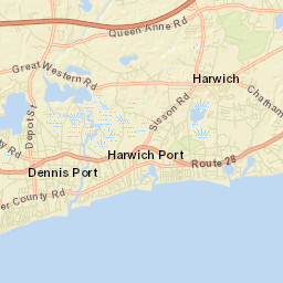 Dennis Port Street Map