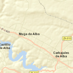 Carbajales de Alba Street Map