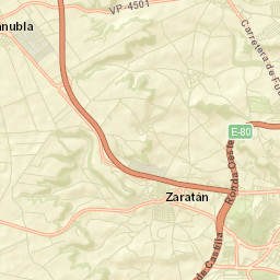 Zaratán Street Map