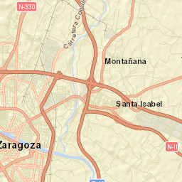 Zaragoza Street Map