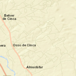 Belver de Cinca Street Map