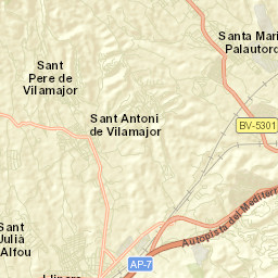 Santa Maria de Palautordera Street Map