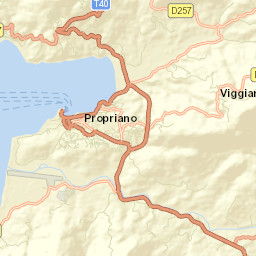 Propriano Street Map