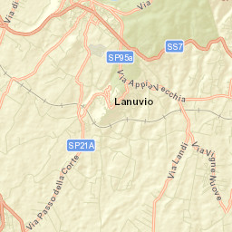 Lanuvio Street Map