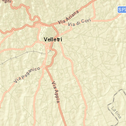 Velletri Street Map